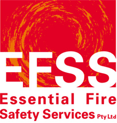 logo for essential fire safety services