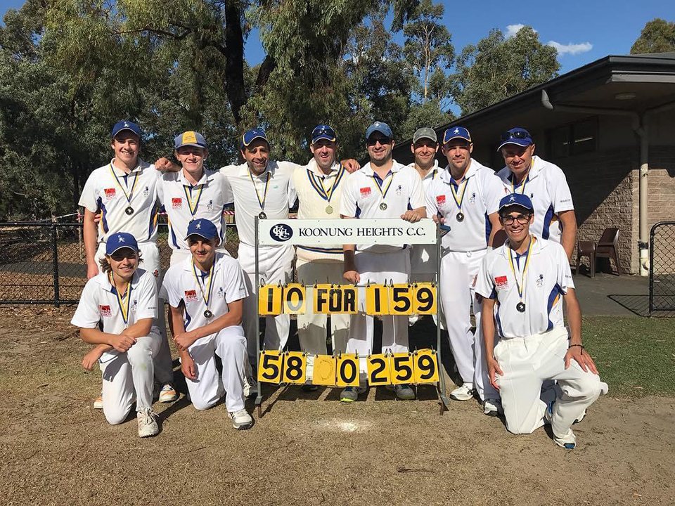 mens premiership cricket team