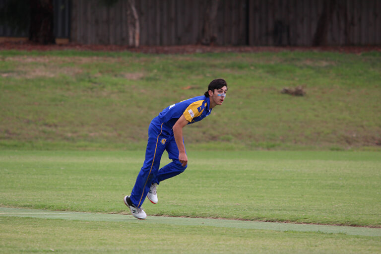 zac milione playing cricket