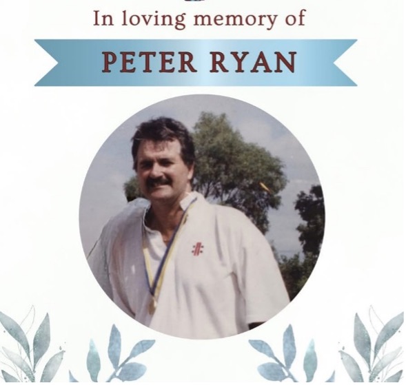 memory image of bulleen templestowe cricket club player peter ryan