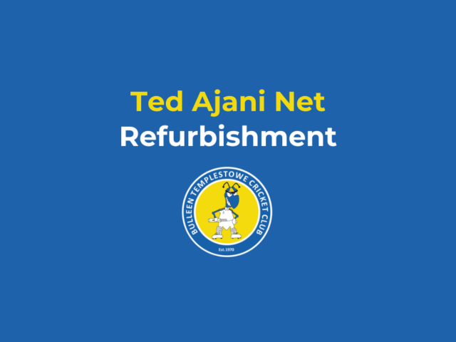 Ted Ajani Cricket Nets Refurbishment Complete