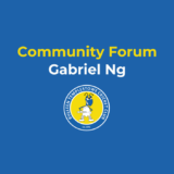 Federal member for menzies gabriel ng is hosting a community forum in templestowe